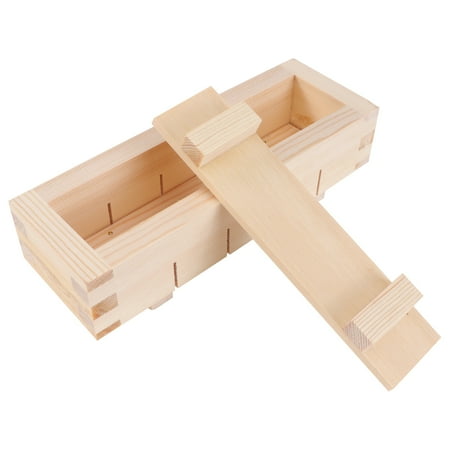

TINKSKY Wooden Rectangular Sushi Press Mold Box Sushi Making Kit DIY Sushi Rice Roller Molds Sushi Kitchen Making Tools (As Shown)
