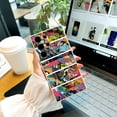thumbnail image 3 of Mantenga su iPhone seguro y a la moda con esta cubierta de teléfono de goma TPU a prueba de golpes con patrón de dibujos animados, 3 of 4