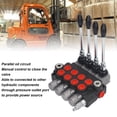 thumbnail image 3 of Hydraulic Control Valve, Double Acting Valve Spring Return Standard 4 Spool 12mm Diameter 16.2MPa  for Obstacle Removal Vehicle, 3 of 8