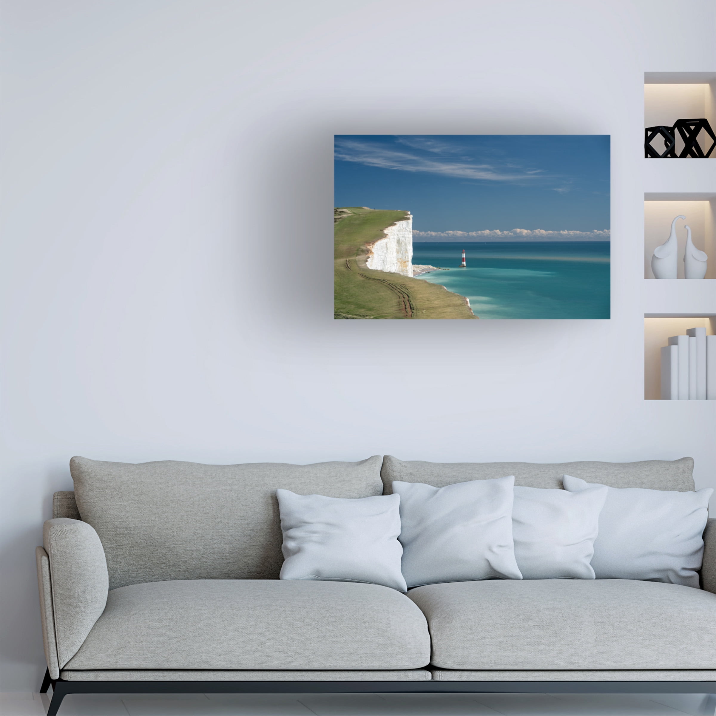 Lars Van de Goor 'Beachy Head Lighthouse' Canvas Art