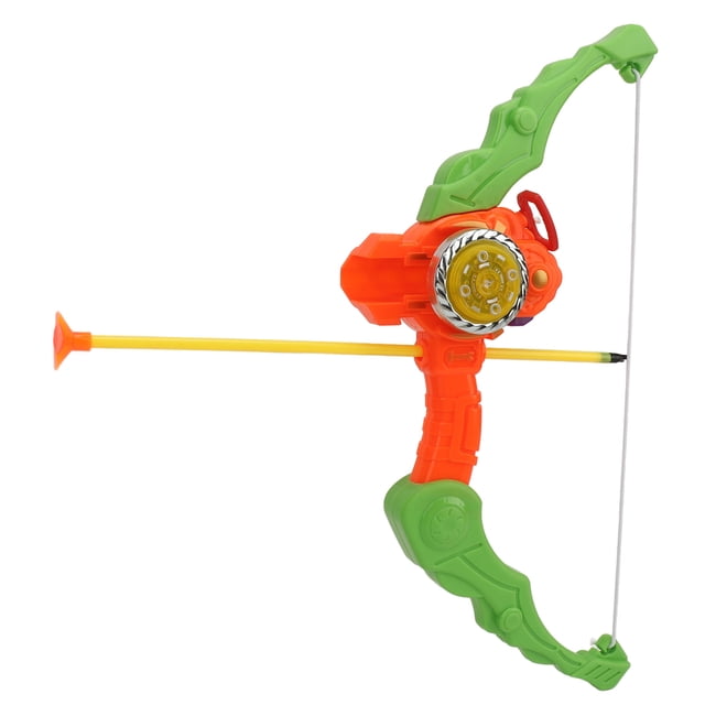 Bow AndSet, Suction Cup Head Design Archery Toy Play Set With Light Effect For Indoor Outdoor Play