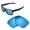 Ice Blue Coated - Polarized, variant on Walleva Transition/Photochromic Polarized Replacement Lenses for Oakley Crossrange OO9361 Sunglasses