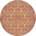 thumbnail image 1 of Ahgly Company Machine Washable Indoor Round Transitional Brown Sand Brown Area Rugs, 7' Round, 1 of 7