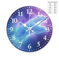 thumbnail image 2 of Wall Clock for Home Decoration, Dream Polar Bear Funny Pattern Retro Mute Non-Ticking Classic Wall Clock Battery Powered Suitable for Home, Living Room, Kitchen, Office Decorations, 2 of 6
