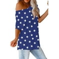 thumbnail image 3 of Mint Plus Pink - Women's Comfy Loose Fit T-Shirts with Crew Neck Elegance, 3 of 5