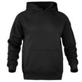 thumbnail image 2 of Dpytoraw Mens Autumn And Winter Letter Oversize Loose Hooded Pullover Sweater Top Blouse Coat, 2 of 5