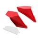 thumbnail image 1 of 1 par de deflectores de aire laterales universales para motocicleta Honda rojo, 1 of 5