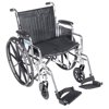 Chrome Sport 18-in Wheelchair- Fixed Arms- Footrests
