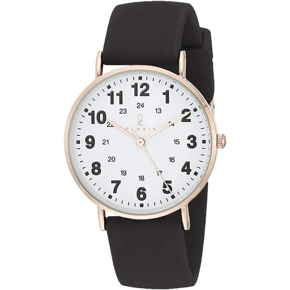 Plaris Nurse Watch for Medical Professionals,Nurses,Doctors,Students with Easy to Read Dial, Military Time, Second Hand and More Colors to Match Your Scrubs