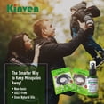 thumbnail image 2 of Kinven Bracelets and Spray Pack for Mosquito - 1oz Bottle + 4 Brown & 2 White Bracelets, Great Looking and Natural, Insect Wristband & Spray, Waterproof, Indoor Outdoor Protection for Adults & Kids, 2 of 5