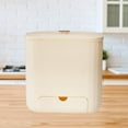 thumbnail image 1 of Birdeem Compact Kitchen Trash Can with Automatic Pressure Ring Lid, Multi-Scene Use for Bathroom Dorm and Outdoor, Durable Plastic Design, Easy Clean and Odor Proof, 1 of 9