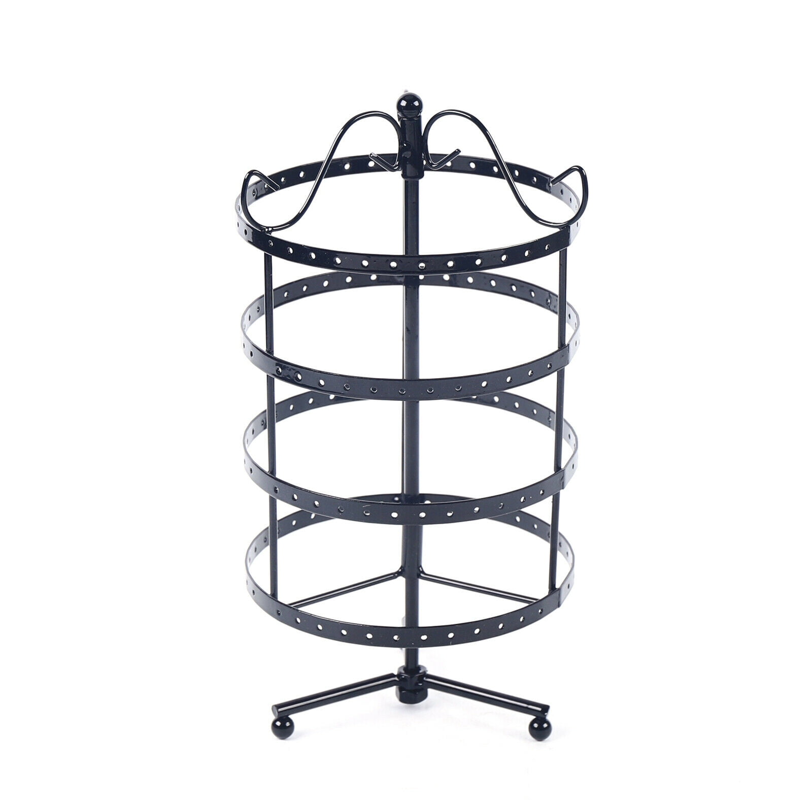 Details about   Rotating Ring Earring Holder Jewelry Stand Display Organizer Necklace Show Rack 