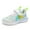 Green, variant on Wxolcjlv Mesh Lace Up Sneakers Color Matching Casual Comfy Running Shoes For Tween Size 8 Years