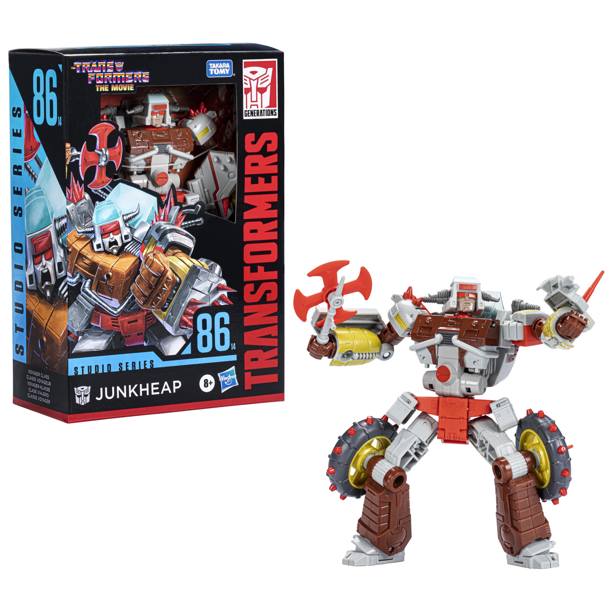 Transformers Toys Studio Series 86 Voyager Class The The Movie 1986 Autobot  Hot Rod Action Figure - Ages 8 and Up, 6.5-inch, Red