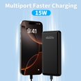 thumbnail image 3 of Power Bank Evopow 10000 mAh delgado 15 W con carga rápida USB-C, 3 of 8