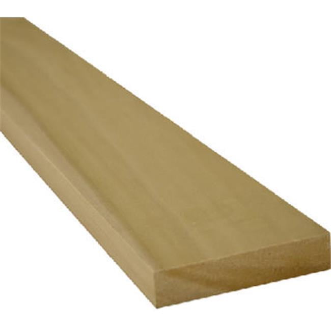 Alexandria Moulding 0Q1X4-27036C 1 x 4 in. 3 ft. Poplar Board