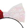 thumbnail image 5 of Independence Day Headband Embroidered Sequined Cat Ear Bow Headband Childrens Bow Hair Accessory Patriotic Hair Accessory Headband Flag, 5 of 6