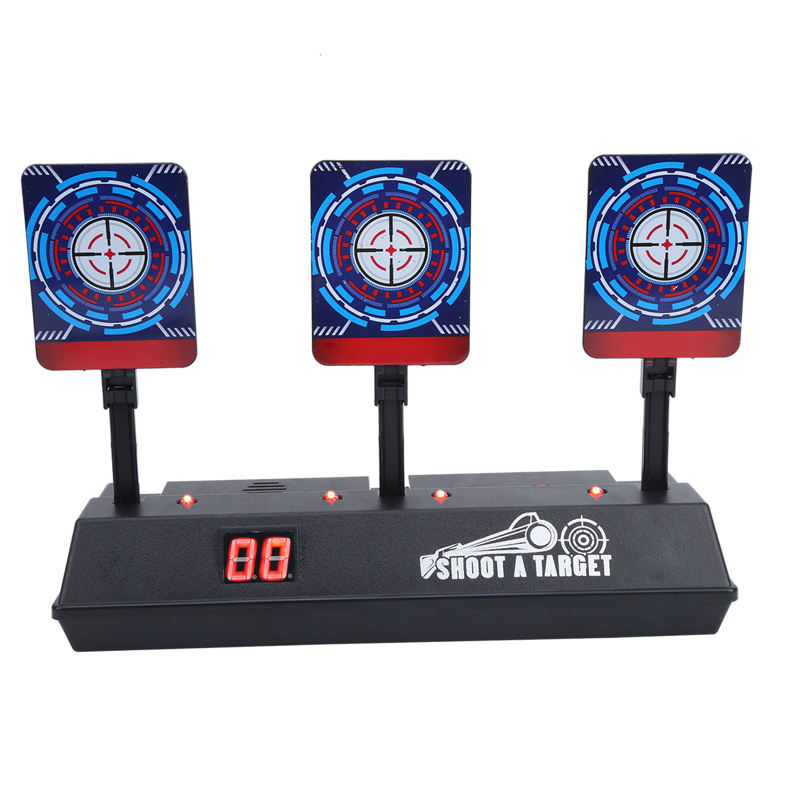 Electronic 3 Shooting Target Auto Reset Practice Kid's Gift With Light & Sound 