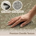 thumbnail image 6 of ODIKA 4'x6' Washable Area Rug Boho Ornamental Scroll Faded Center Distressed Border Vintage Flowing Dynamic for Dorm Room, Small Living Stain Resistant Low Profile, Easy Care, 6 of 7