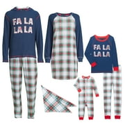Derek Heart Fa La La La Holiday Matching Family Christmas Pajamas Set