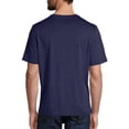 thumbnail image 3 of Hanes Cool DRI TAGLESS Men`s T-Shirt, M, Navy Heather, 3 of 3