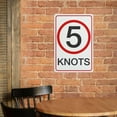 thumbnail image 4 of 5 Knots Sign Funny Decor For House Door Office Business Yard,Metal Aluminum Rust Free Sign - 12" X 8", Pre-Drilled Holes, Weather Resistant, 4 of 6