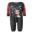 thumbnail image 2 of Christmas Family Matching Pajama Red Holiday Pjs Sets Sleepwear, 2 of 10