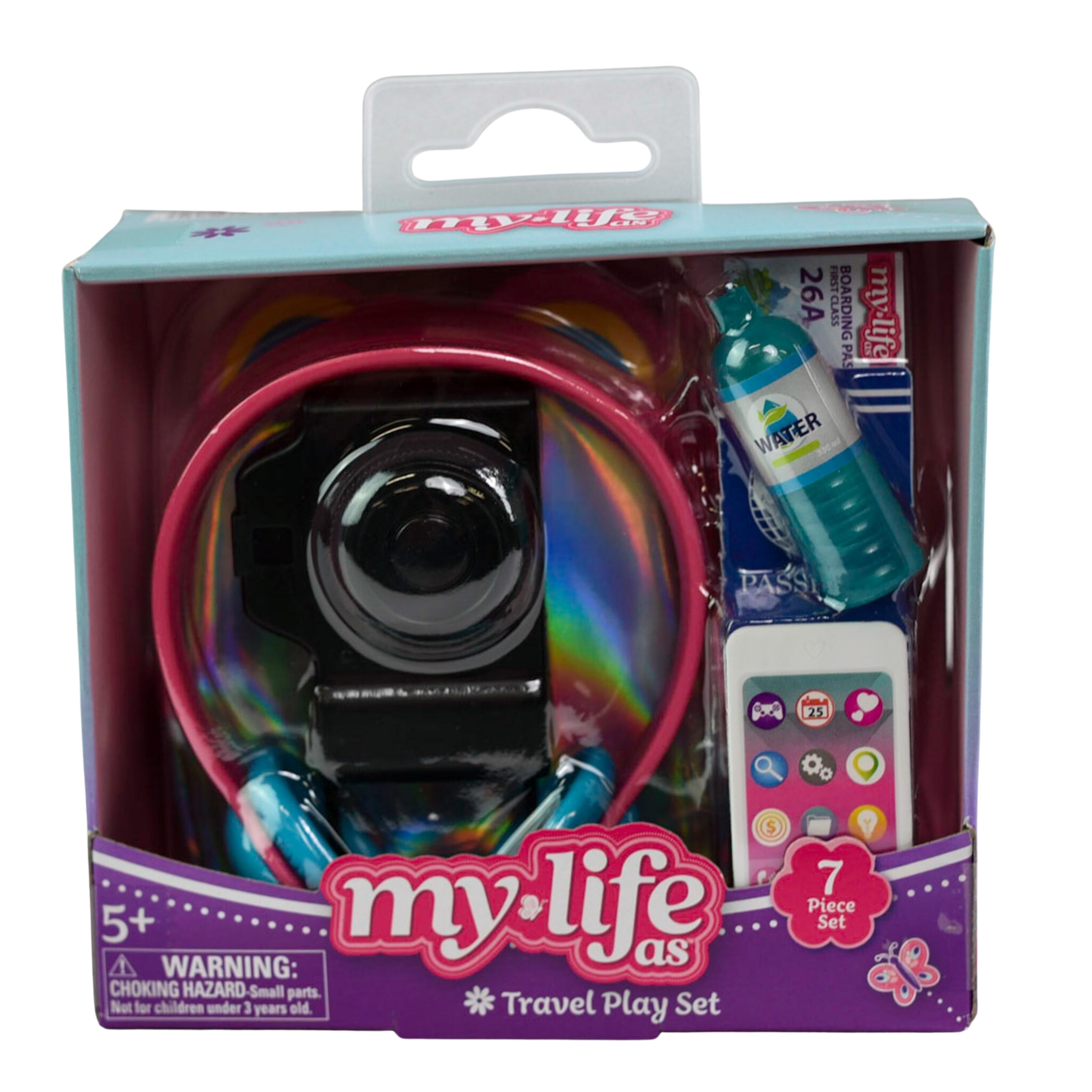 My Life As Travel Play Set for 18-inch Doll, 7 Pieces Included, Multi-color