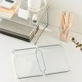 thumbnail image 5 of TIELUTT Transparent Layer Desktop Shelf Acrylic Cup Holder Foldable Kitchen Dish Strainer Dish Sponge Drying Rack for Kitchen Counter over Small over the Dish Drying Rack Clothes Holder Stand, 5 of 5