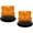 2x Amber, variant on 24 LED Amber Forklift Beacon Strobe Light Safety Warning Flashing Lights 1x