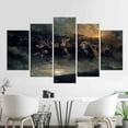 thumbnail image 5 of The Wild Hunt Of Odin, Wall Decor, 3D Wall Art, 3D Canvas, The Wild Hunt Of Odin Canvas Decor, Norse Mythology 3D Canvas, Canvas Wall Decor - 5P-Gallery Wrapped, 5 of 9