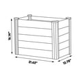 thumbnail image 2 of The Organic Garden Co. Hakea 1.8' x 1' x 1.3' Metal Kids Garden Bed - Red, 2 of 8