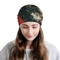 thumbnail image 5 of Bingfone Men Women Slouch Beanie Ink Style Bald Eagle Print Cap Hip-Hop Hat Headwear Hats Turban Unisex, 5 of 8