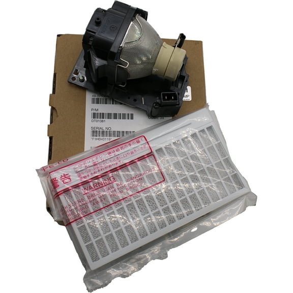 Original DT01381 Lamp & Housing for Hitachi Projectors Fits DT01381; 456-8104WB; 8113; A222WN; AW2519N; AW252WN & More 1 Year Warranty 1 Unit per pack