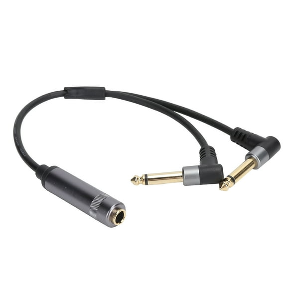 Audio Adapter Cable,6.35mm 1/4in Stereo Female Adapter Cord Audio Supplies Professionally Tested