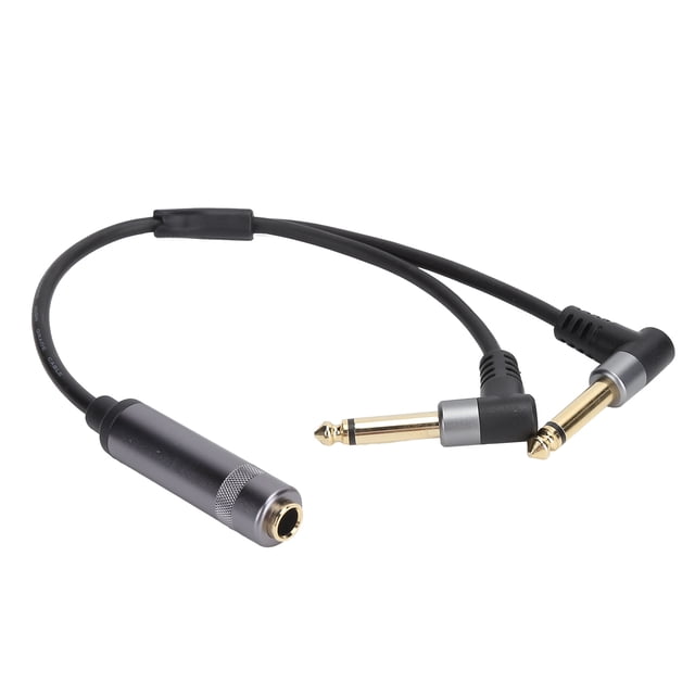 Cable adaptador de audio NikouMX convertidor mono estéreo 6,35 mm