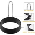 thumbnail image 4 of Stainless Steel Egg Rings Set,Round Non Stick Mold Metal Egg Cooker Rings For Cooking Tool Egg Maker Molds For Fried Egg McMuffin,Sandwiches,Egg Maker (2 Pack), 4 of 6