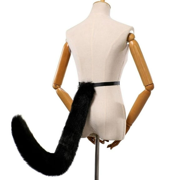 SDFGTstore Fauxes Furs Foxes Tail Tail Cats Dog Wolf Tail Animes Cosplays Party Costume Accessorise for Teen