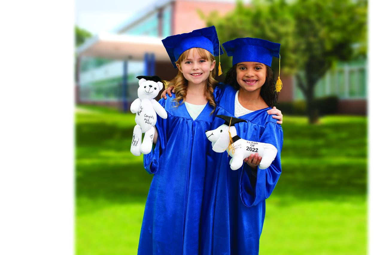 Blue Felt Graduation Caps - Party Wear 
