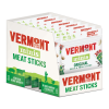 Vermont Smoke & Cure Mini Meat Stick Go Packs, Beef & Pork, Antibiotic Free, Gluten Free, Cracked Pepper, Six 0.5oz Sticks Per Pouch, Pack of 8 Pouches