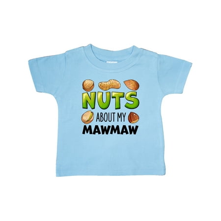 

Inktastic Nuts About My Mawmaw Peanut Almond Pistachio Gift Baby Boy or Baby Girl T-Shirt