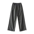 thumbnail image 1 of Pantalones cargo holgados para mujer: cintura baja retro, múltiples bolsillos, diseño con cordón, mezcla de algodón, estilo hip hop urbano, 1 of 5