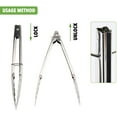 thumbnail image 7 of NOGIS Heavy Duty Kitchen Food Tongs Stainless Steel Tongs Utility Metal Tongs 13 Inch for Cooking Grilling Barbecue BBQ and Serving Salad, 7 of 7