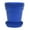 Blue, variant on Mintra Garden - 13cm Round Garden Pots 4pk - (13cm Diameter - 5inW x 4.75inH)
