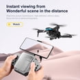 thumbnail image 4 of Dron WiFi Inalámbrico Inteprter Cuadricóptero Portátil con Control Remoto Negro Tipo 1, 4 of 6