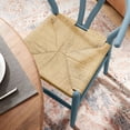 thumbnail image 4 of Modway Amish 32" Wood Dining Accent Chair in Harbor Blue, 4 of 10