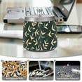 thumbnail image 6 of Yayeee Ashtray with Lid for Cigarette Smokeless Stainless Steel Home Ash Holder, Green Leaves, 6 of 7