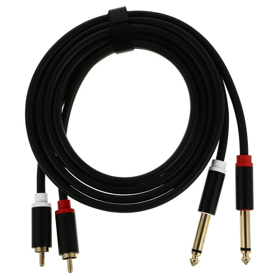 hongheyi 1pc Multipurpose Audio Cable Audio Cord Cable Speaker Audio Cable (Black)