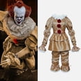 thumbnail image 1 of Adult Children Pennywise Cosplay Costume Christmas Party Men's Clown Costume Set, 1 of 3