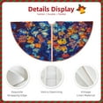 thumbnail image 5 of Kll Colorful Fall Leaves Christmas Tree Skirt 48",Party Decorations Farmhouse For Christmas Decorations Holiday Party, 5 of 8